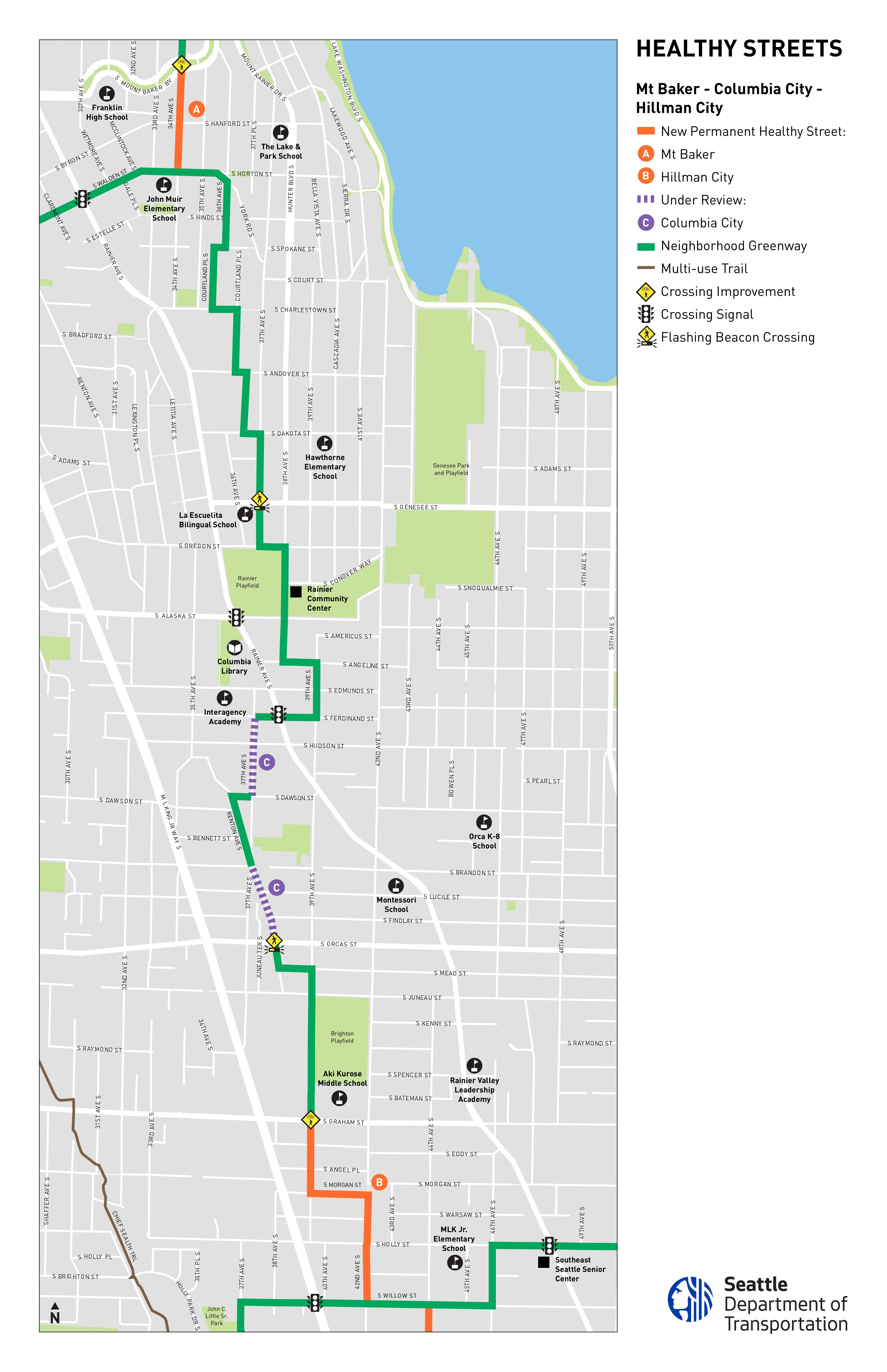 Mt Baker-Columbia City-Hillman City Healthy Street